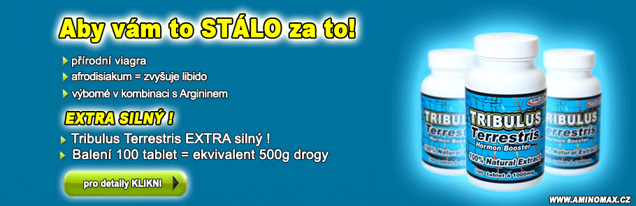 Tribulus terrestris extra silný 3 balení 699,-